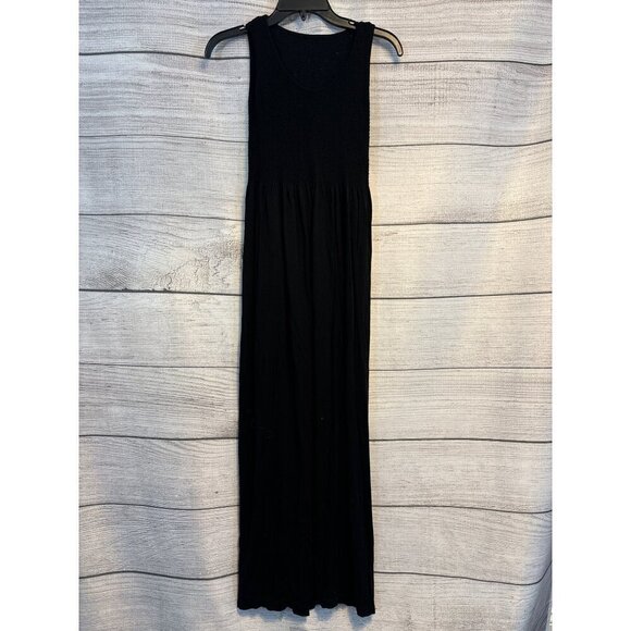 M. Rena Black Sleeveless Maxi Dress One Size - Picture 1 of 4